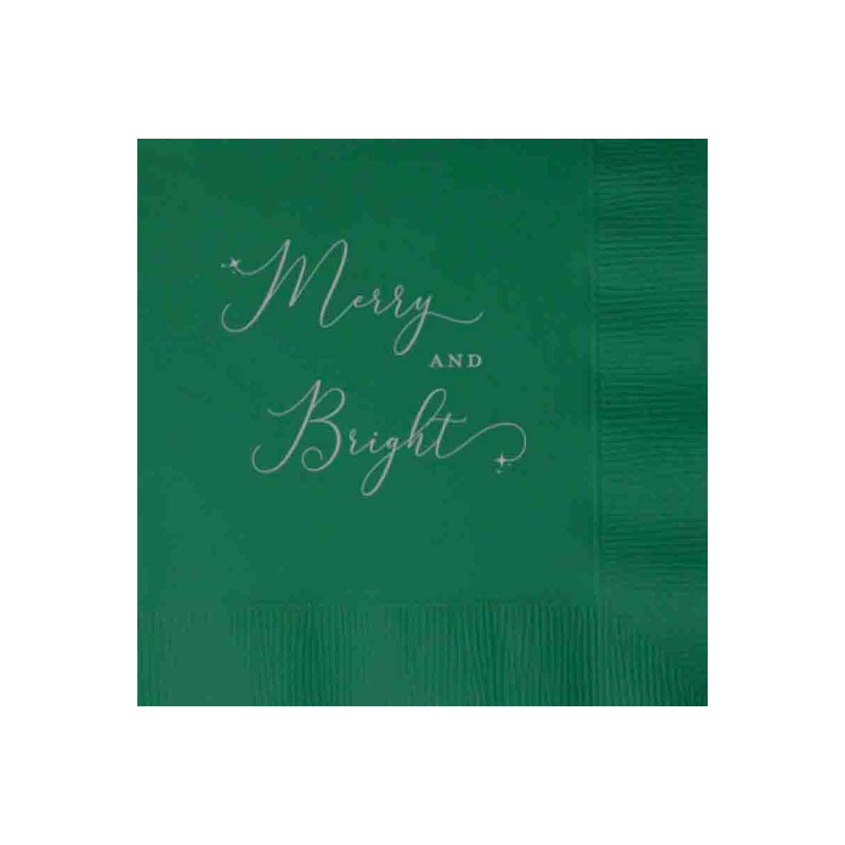 Merry & Bright Cocktail Napkin Pack-Bespoke Designs