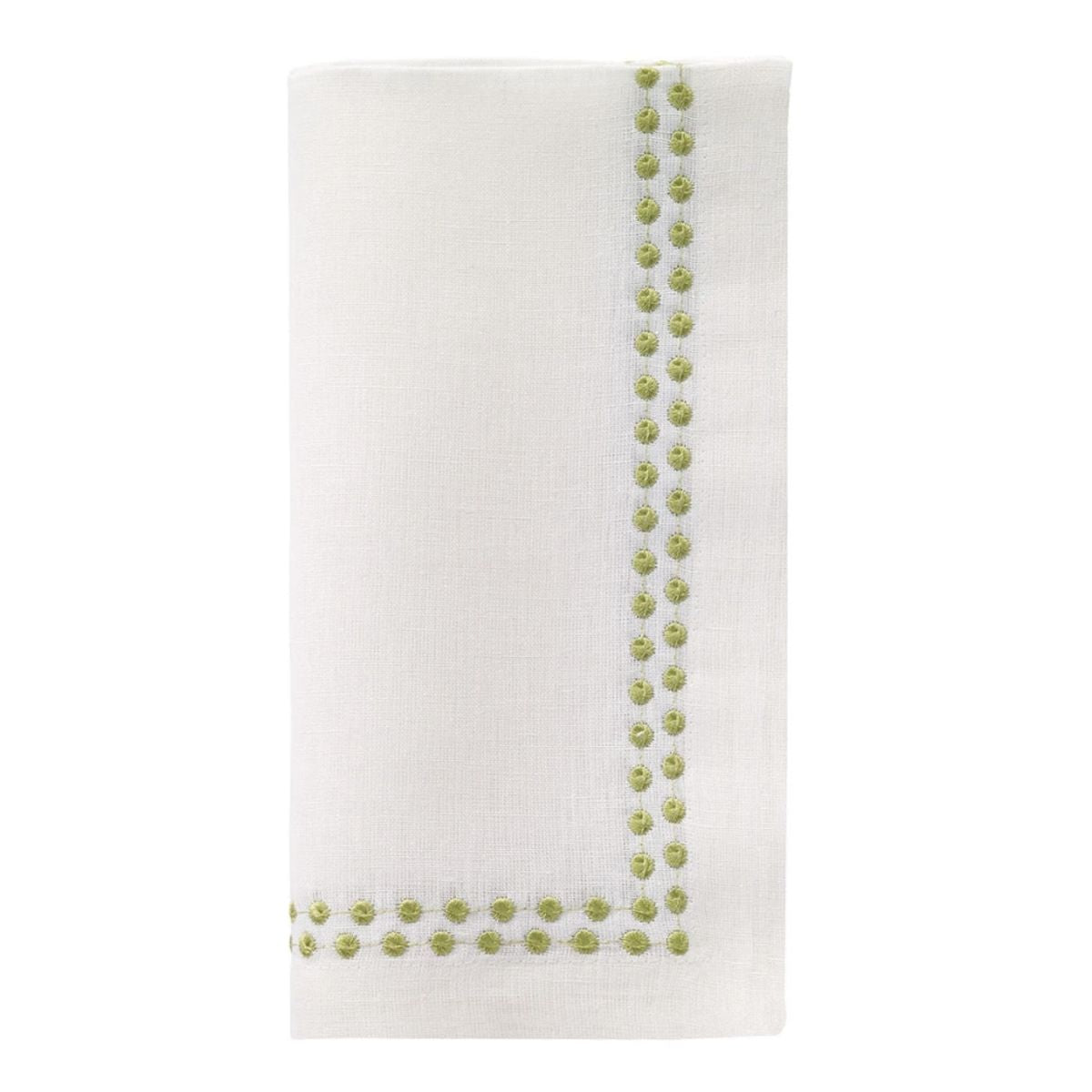Pearls Linen Napkins, Set of 4-Bespoke Designs