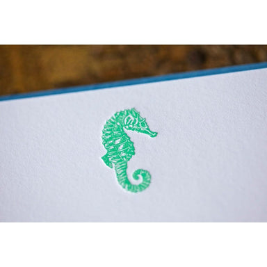 Pickett's Press Letterpress Seahorse Boxed Stationery-Bespoke Designs