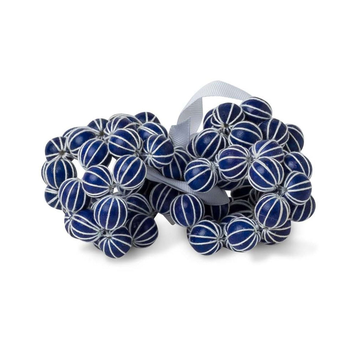 Wrapped Wood Bead Napkin Ring, Set of 4-Bespoke Designs