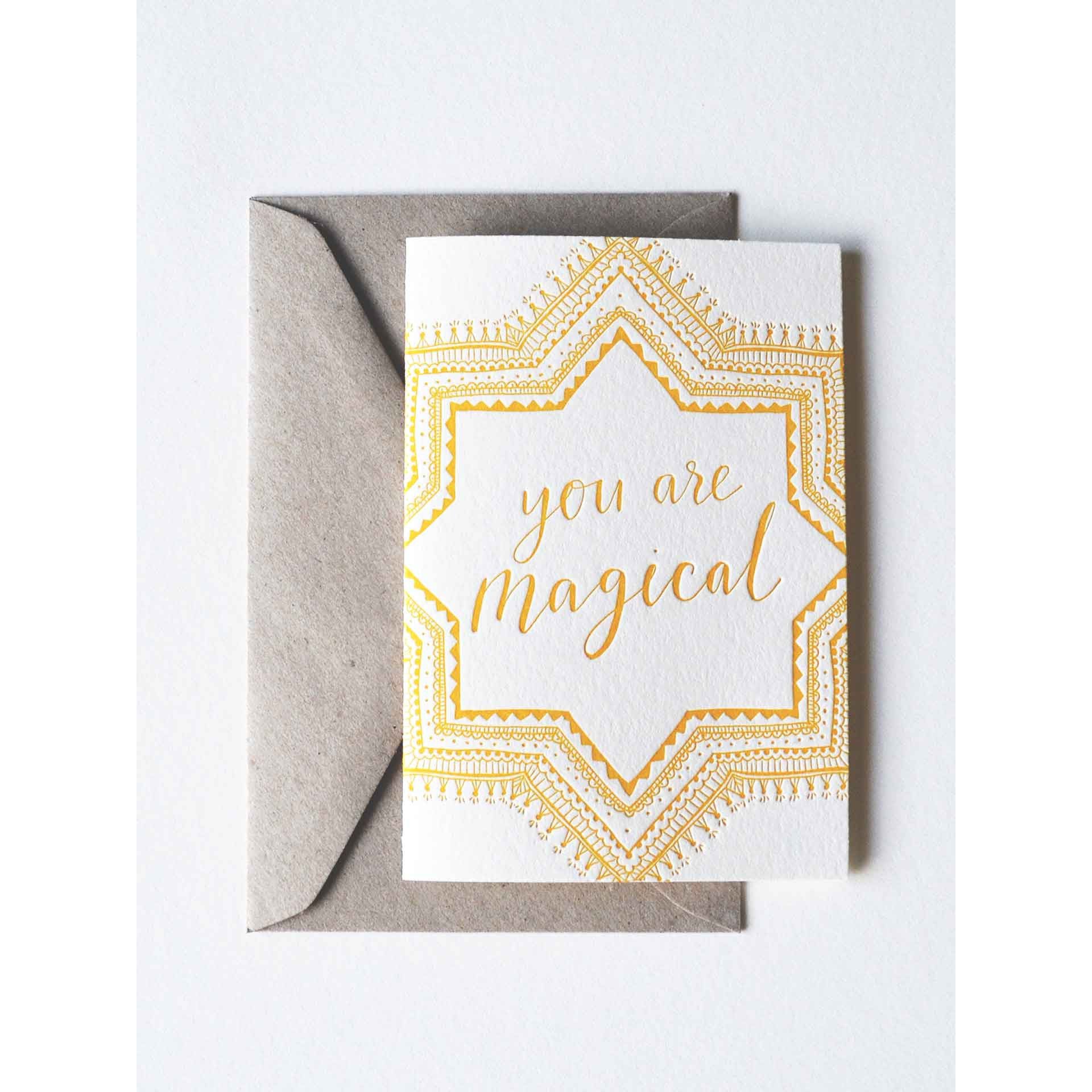 You Are Magical Greeting Card-Bespoke Designs