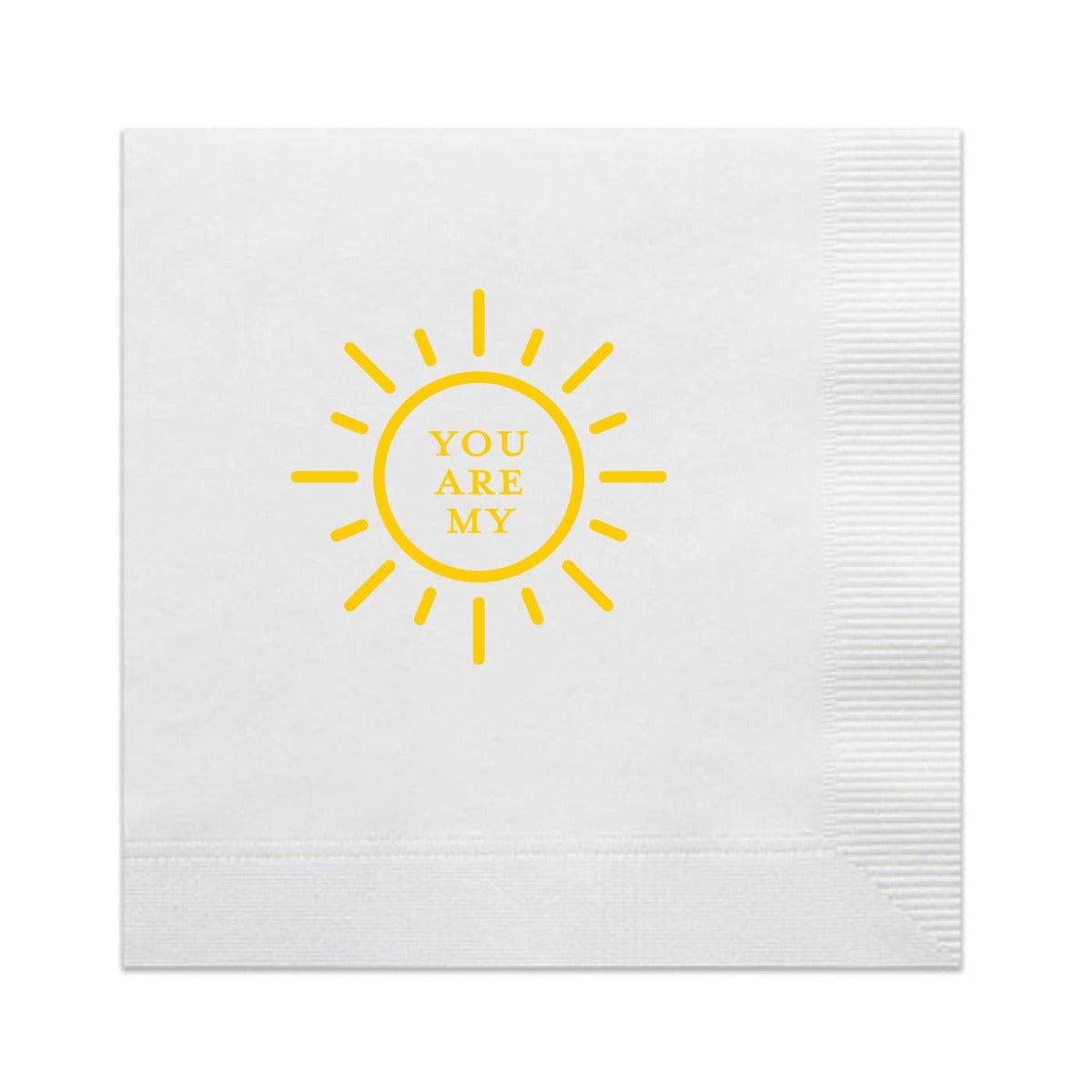 You Are My Sunshine Cocktail Napkin Pack-Bespoke Designs