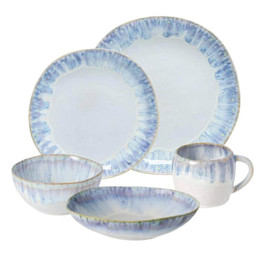 5 Piece Brisa Blue Dinnerware Set-Bespoke Designs