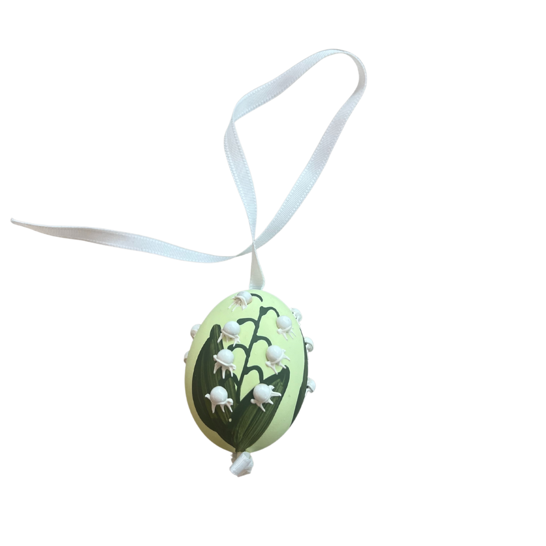 Austrian Easter Egg - Lily of the Valley-Bespoke Designs