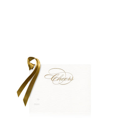 BV Gift Tag - Gold Cheers-Bespoke Designs