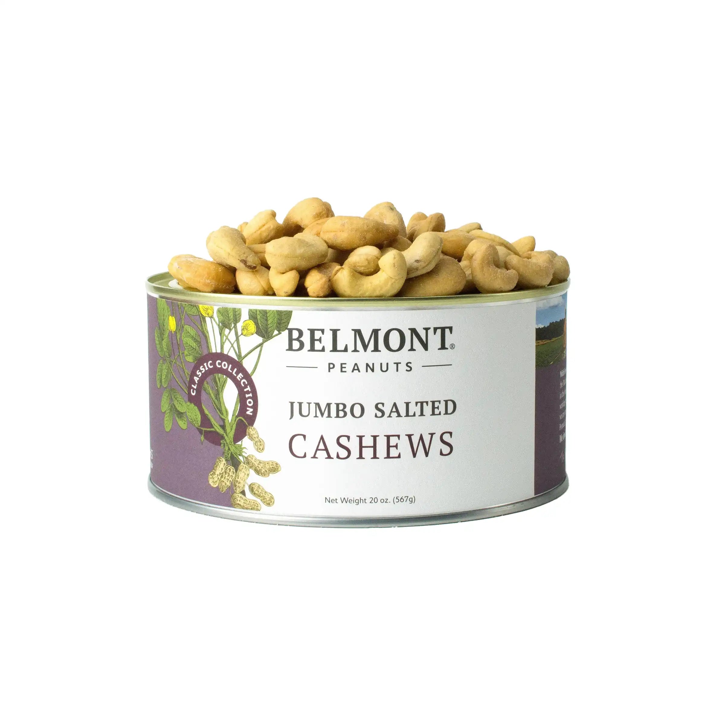 Belmont Jumbo Salted Cashews, 20oz-Bespoke Designs