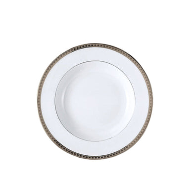 Bernardaud Athèna Platinum Rim Soup Plate-Bespoke Designs