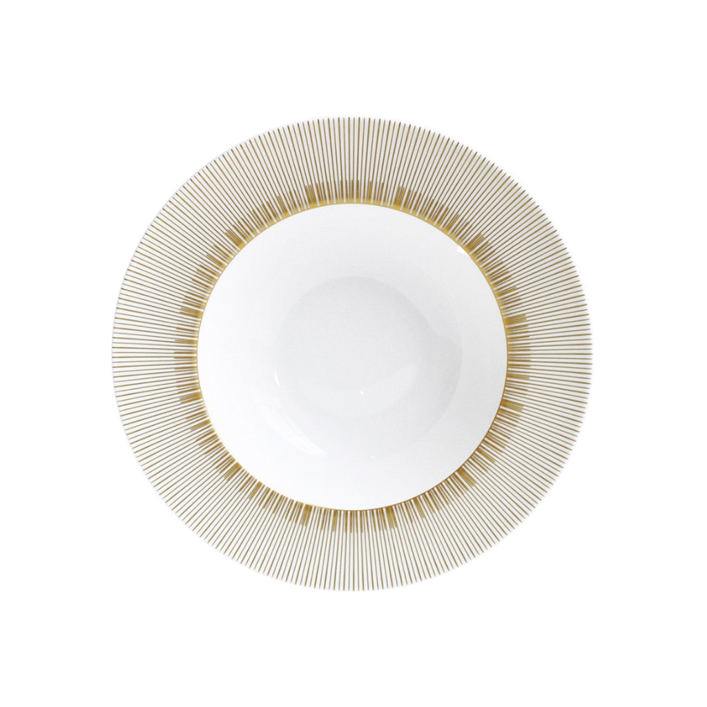 Bernardaud 2024 Limoges Bengali Rimmed soup bowl