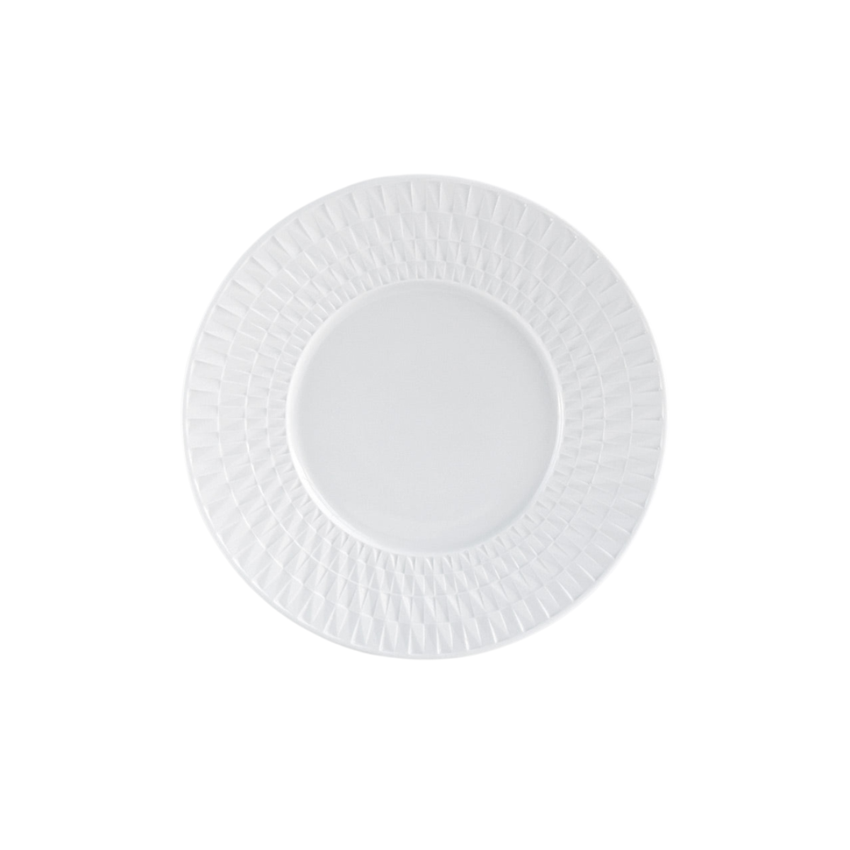 Bernardaud Twist White Bread & Butter Plate-Bespoke Designs