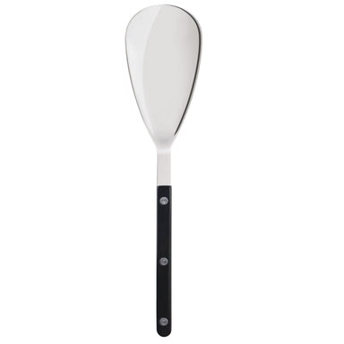 Bistrot Shiny Black Risotto Spoon-Bespoke Designs