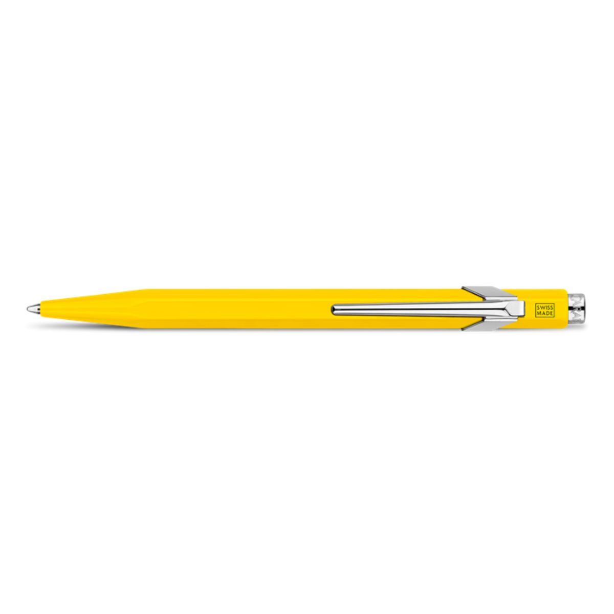 Caran D'Ache Metal Ballpoint Pen, Yellow-Bespoke Designs