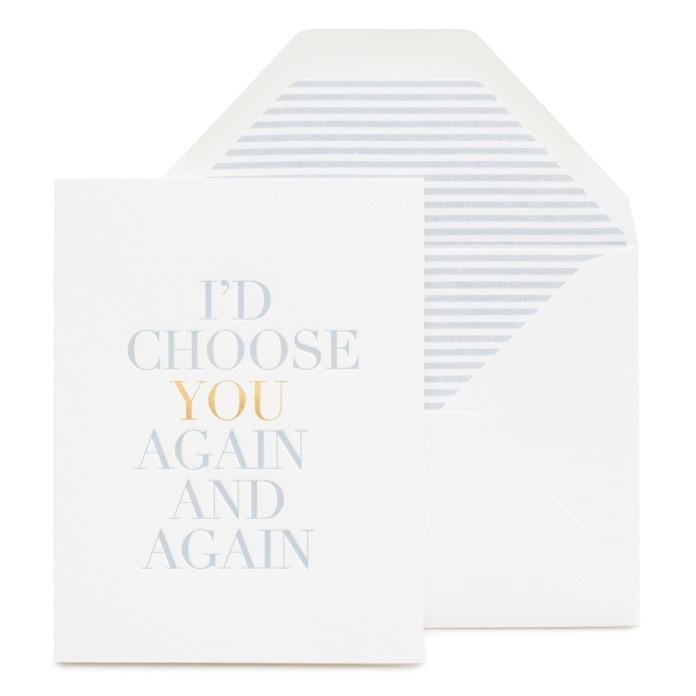 Card - I'd Choose You-Bespoke Designs