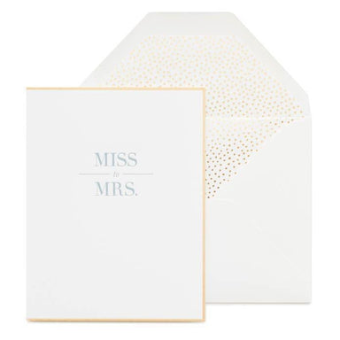Card - Miss to Mrs-Bespoke Designs