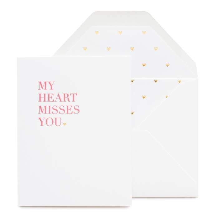 Card - My Heart Misses You-Bespoke Designs