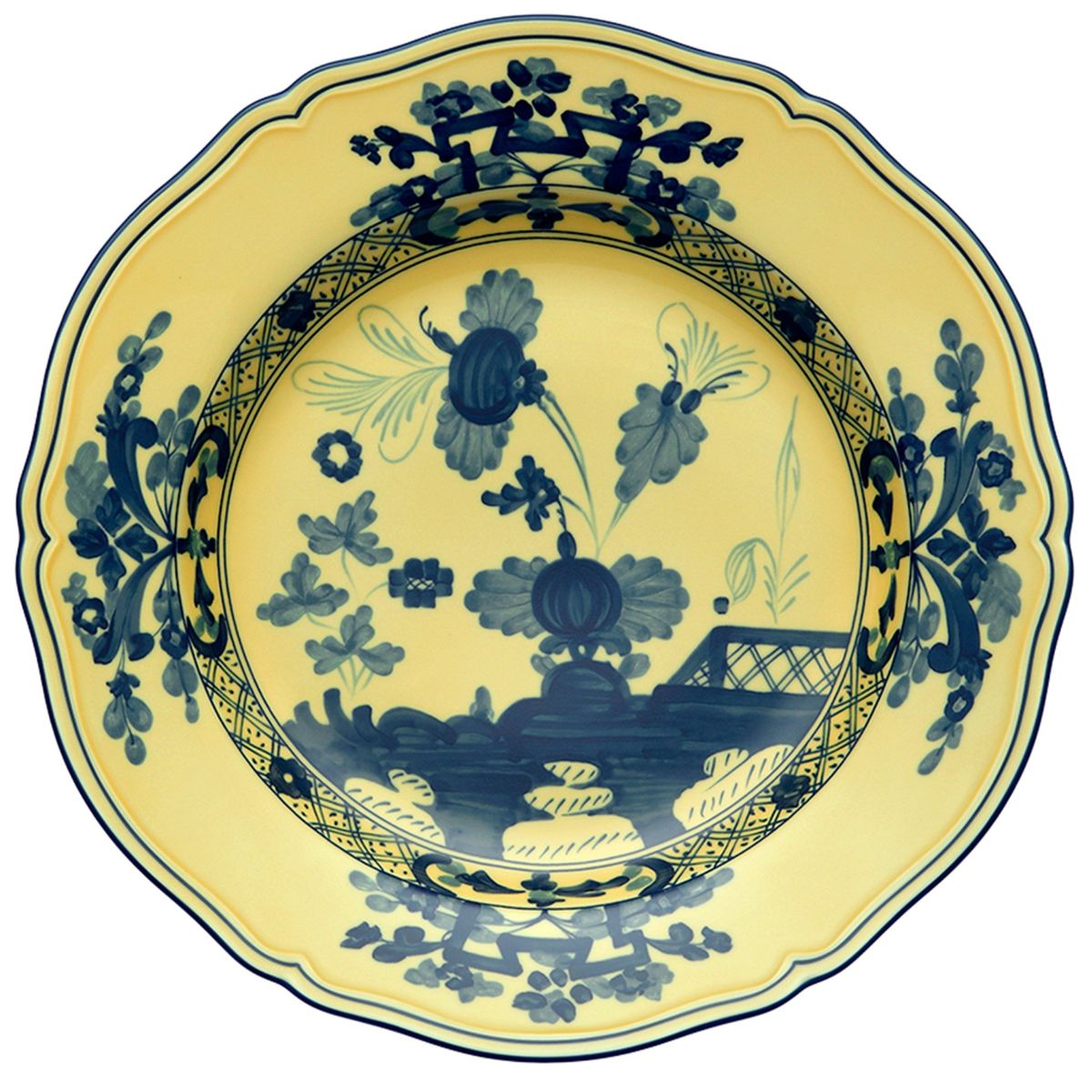 Charger Plate Ginori Oriente Italiano, Citrino-Bespoke Designs