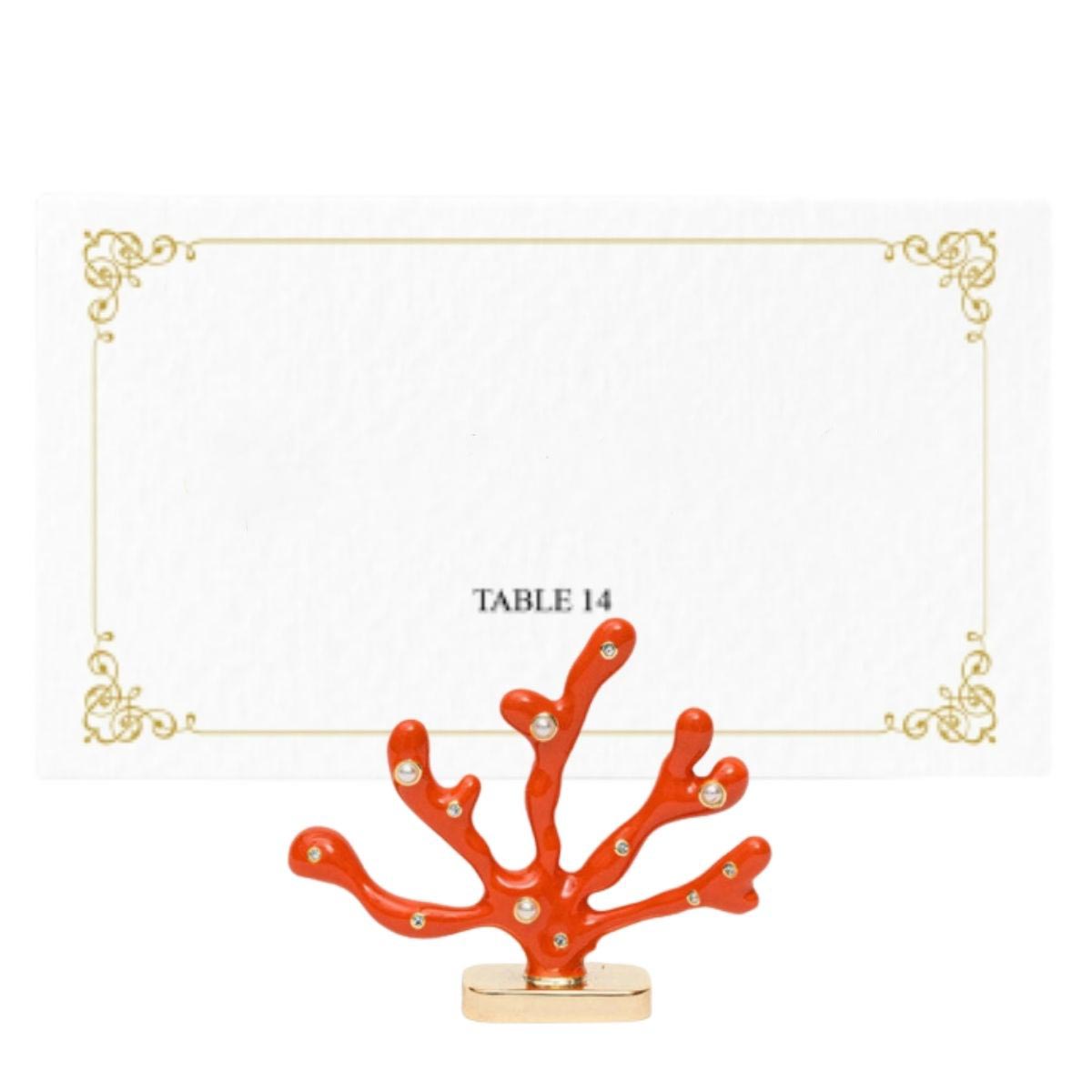 Coral Place Card Holders, Coral, Set of 2-Bespoke Designs