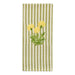 Dandelion Embroidered Kitchen Towel, Olive Green-Bespoke Designs