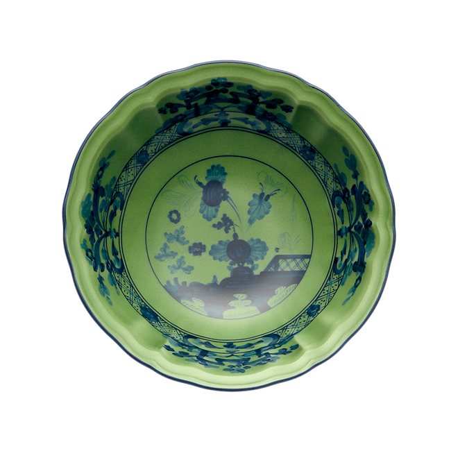 Fruit Bowl Ginori Oriente Italiano, Malachite-Bespoke Designs