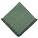 Gingham Fringe Napkin, Emerald Check & Forest Green-Bespoke Designs