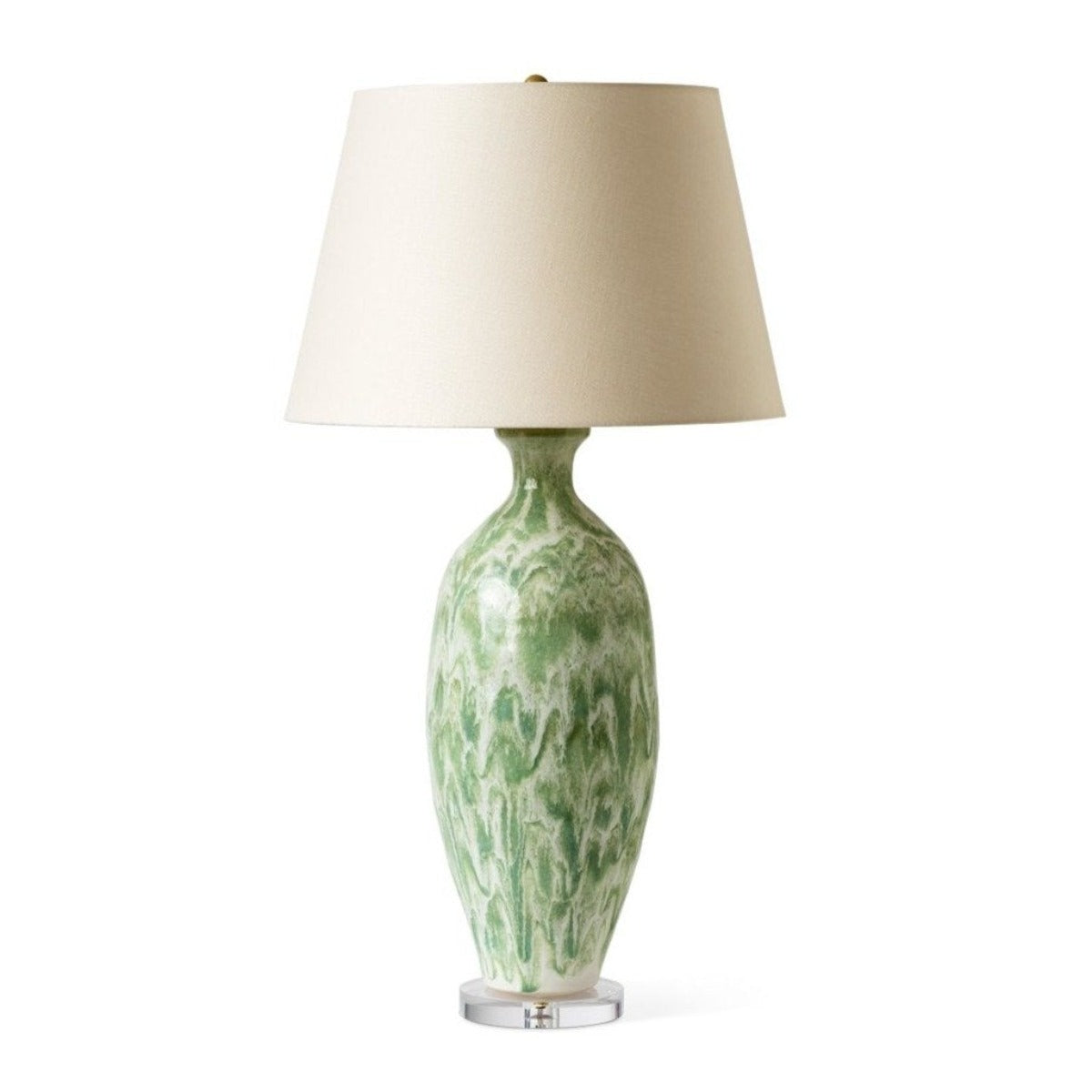 Handmade Ceramic Celadon Drip Table Lamp-Bespoke Designs