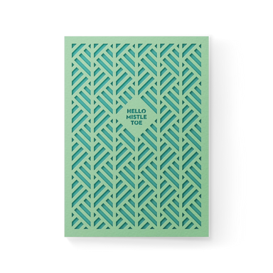 Hello Mistletoe Pocket Greeting Card-Bespoke Designs