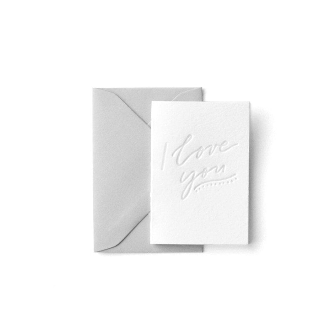 I Love You Mini Cards-Bespoke Designs