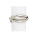 L'objet Three Ring Platinum Napkin Rings-Bespoke Designs