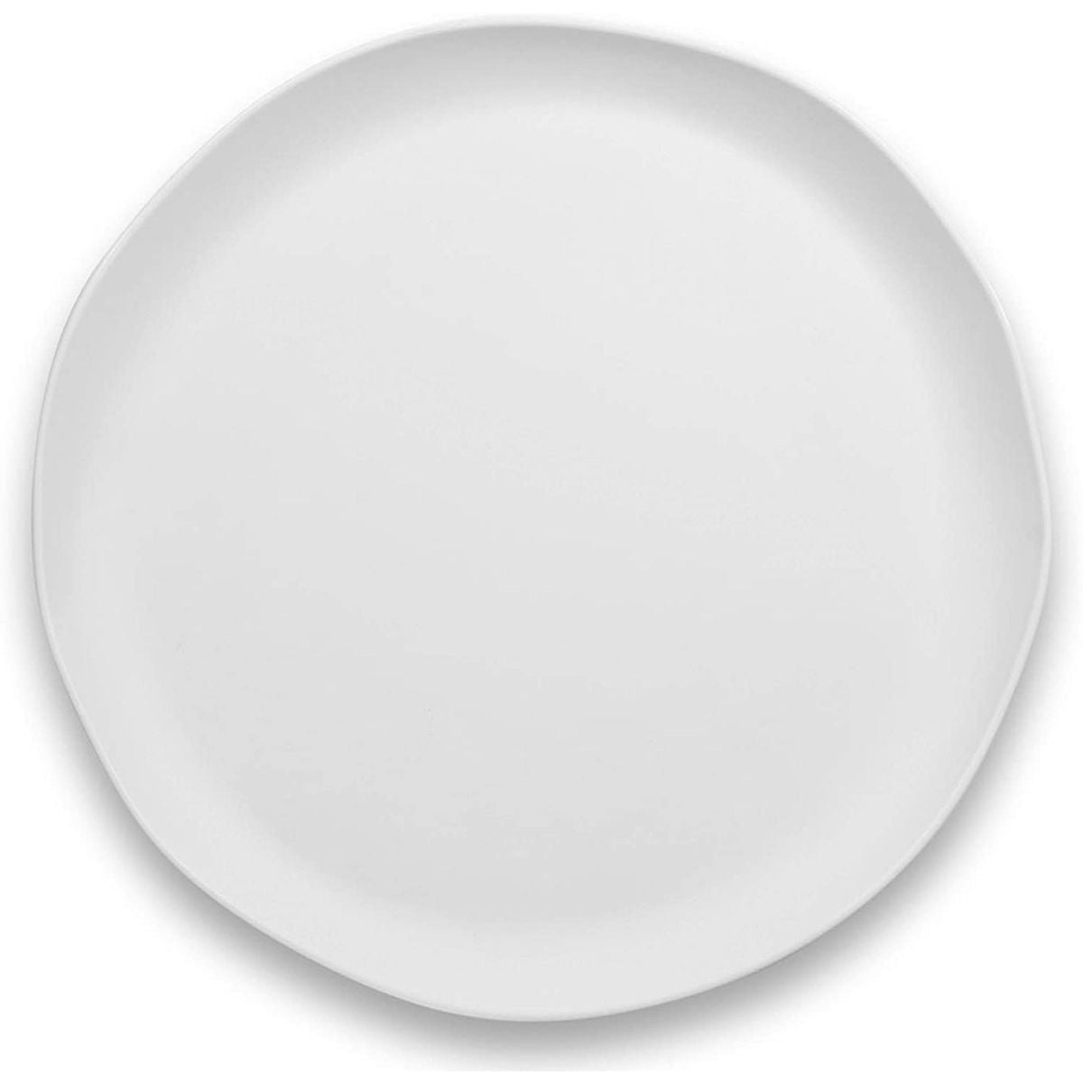 Matte White Melamine Serving Plate-Bespoke Designs