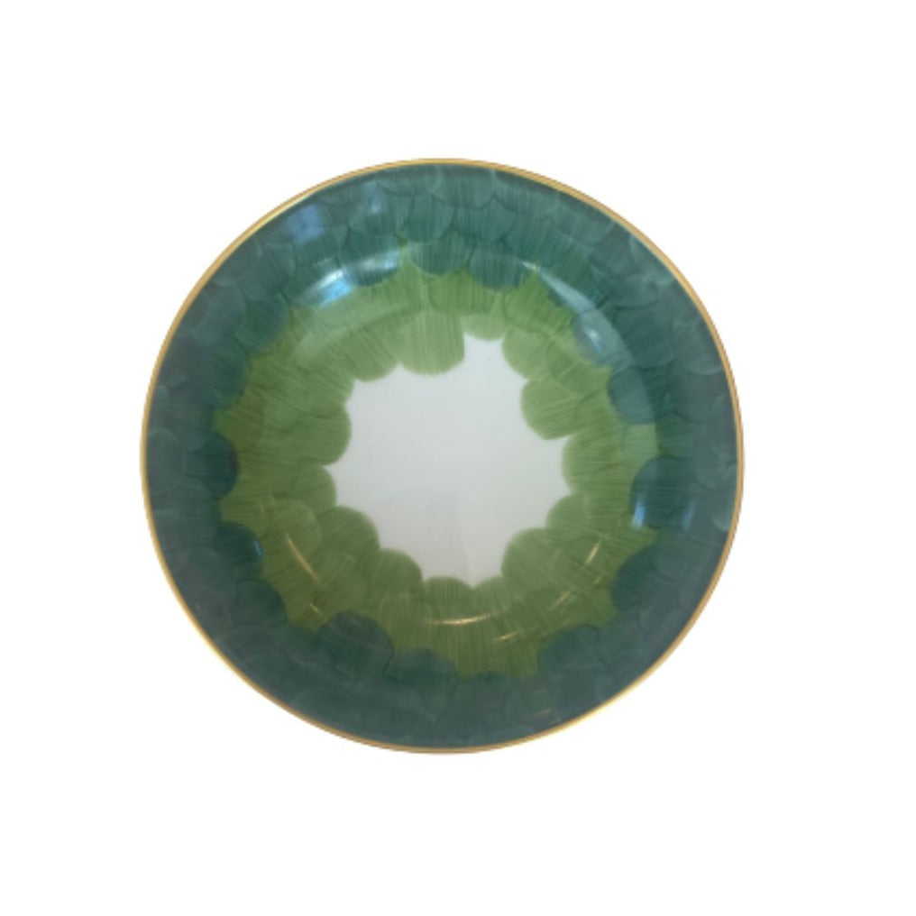 Marie Daâge Cercle D'Écailles Calotte Round Bowl, Greens-Bespoke Designs