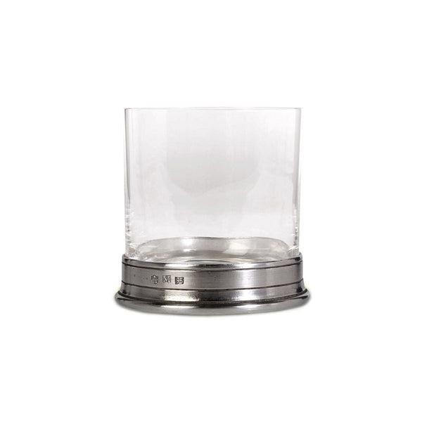 MATCH Pewter Highball Glass, Crystal