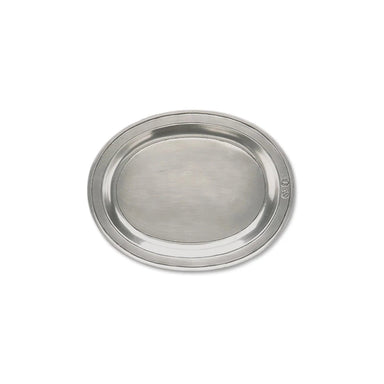 Match Pewter Oval Incised Tray, Small-Bespoke Designs
