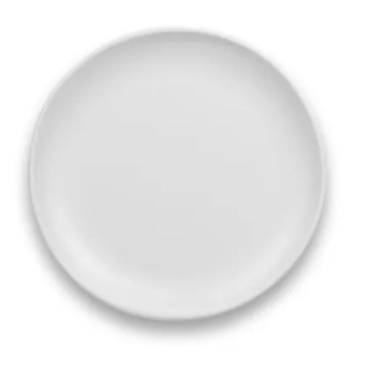 Matte White Melamine Dinner Plate-Bespoke Designs
