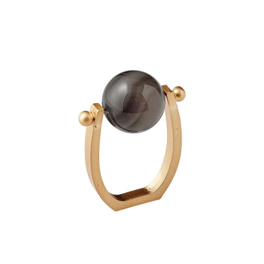Mineral Napkin Ring, Ash, Set of 4-Bespoke Designs