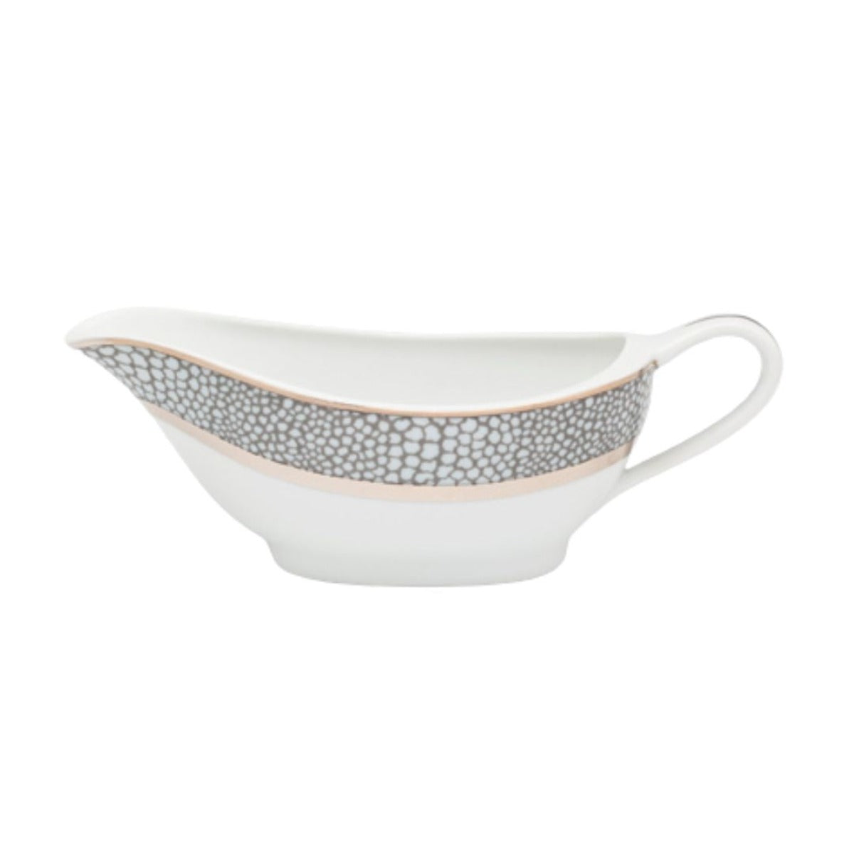 Royal Limoges Makassar Platinum Sauce Boat-Bespoke Designs