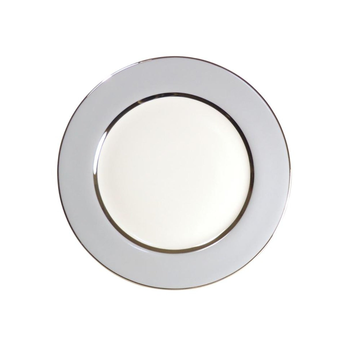 Royal Limoges Recamier Grey & Platinum Dessert Plate-Bespoke Designs