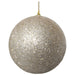 Silver & Gold Glitter Ornament, Large-Bespoke Designs