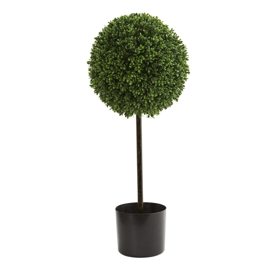 Single Ball Myrtle Topiary Faux-Bespoke Designs