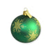 Snowflakes Ornament, Emerald & Celadon-Bespoke Designs