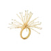 Spider Bead Burst Napkin Ring, Champagne, Set of 4-Bespoke Designs