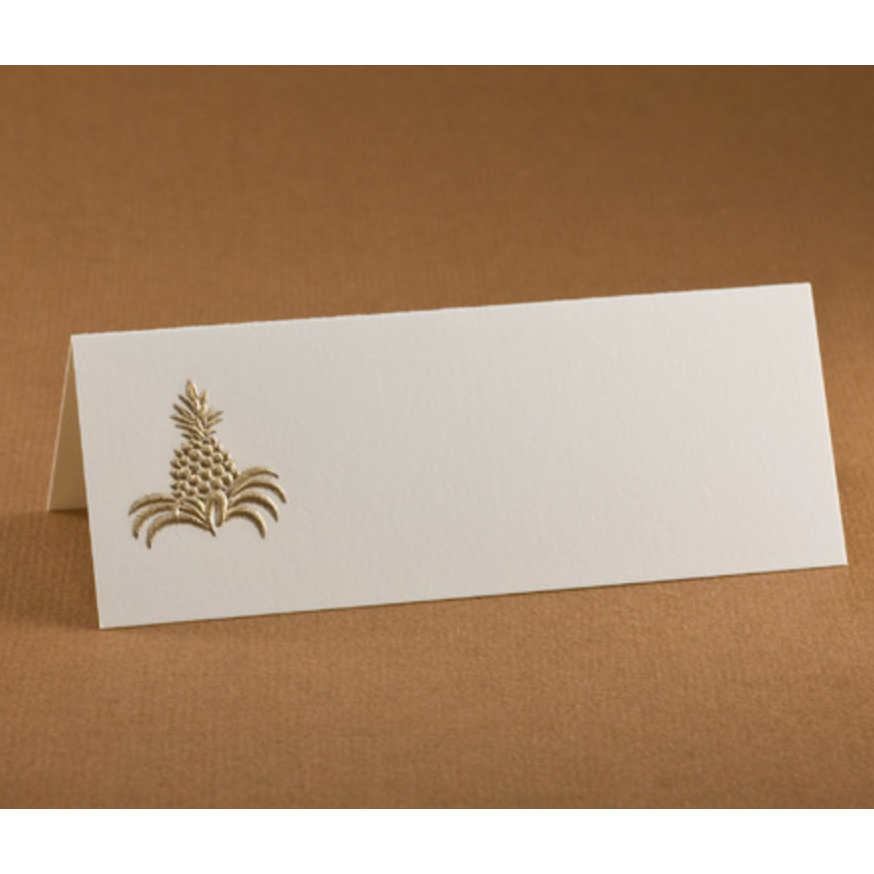 Tented Place Cards - Gold Pineapple-Bespoke Designs
