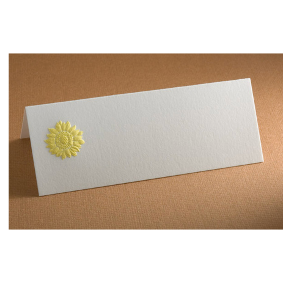 Tented Place Cards - Sunflower-Bespoke Designs