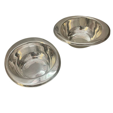 Vintage Hotel Silver Oval Italian Bowl-Bespoke Designs