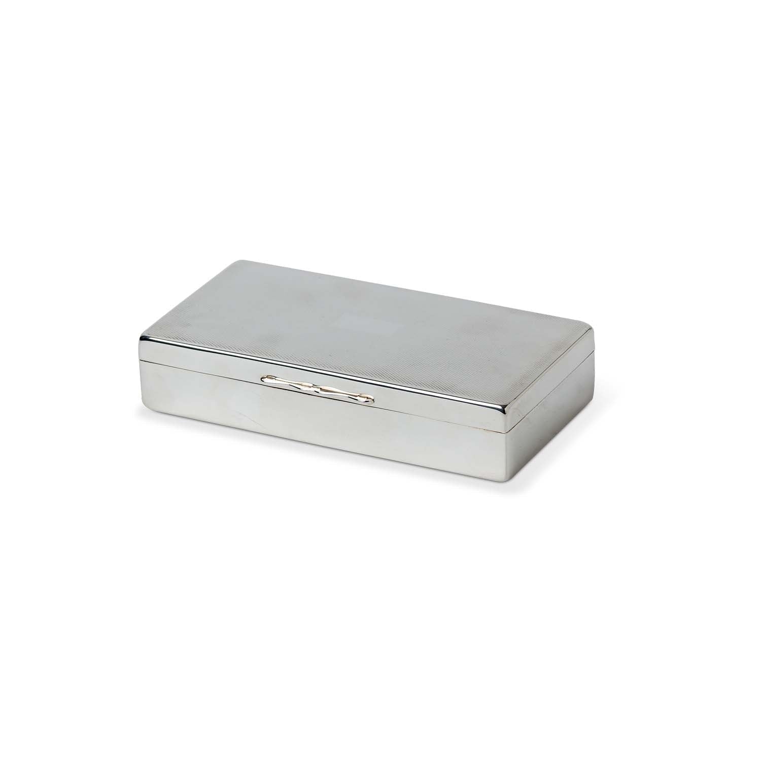 Vintage Silver Engine Turned Box-Bespoke Designs