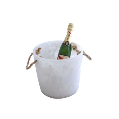 White Swirl Ice Bucket-Bespoke Designs